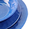 blue melamine dinner set